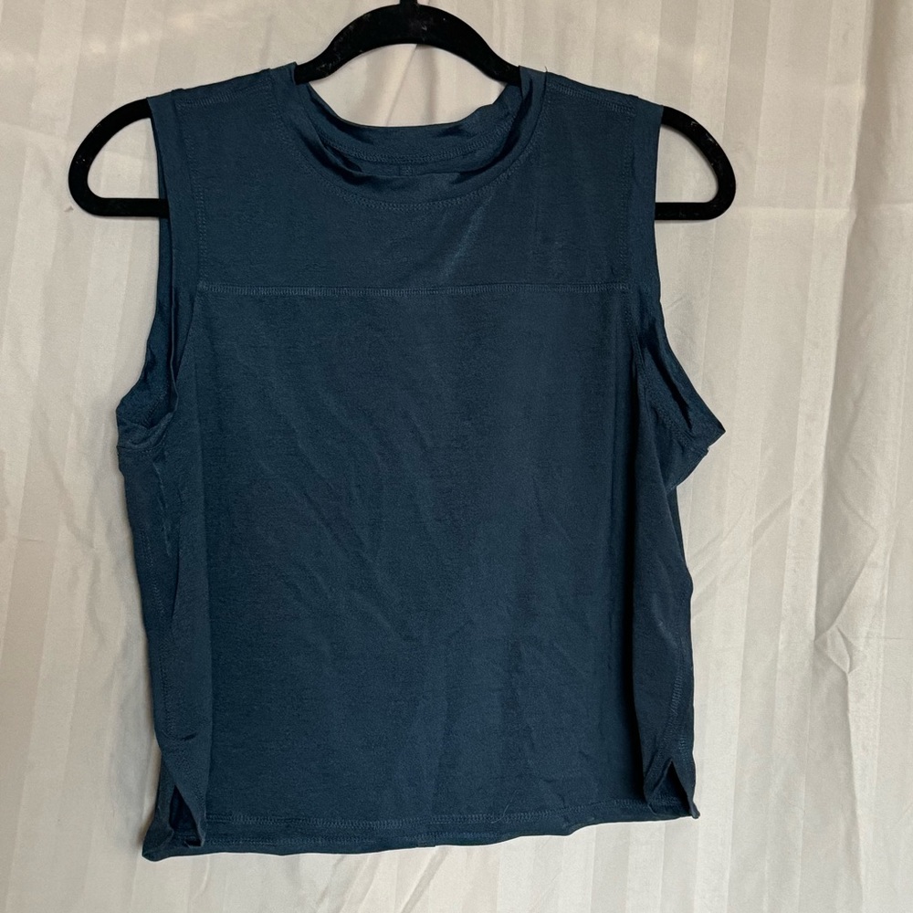 Navy Blue Muscle Tank